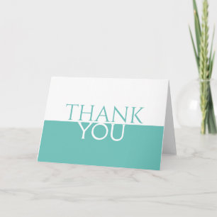 Green & White Thank you for special day Card
