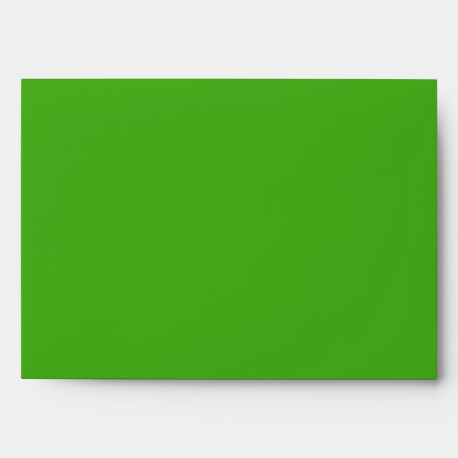 Green/White Wood Grain Wedding Envelope (Front)