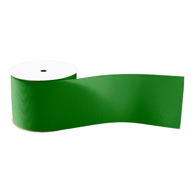 Green Wide Grosgrain Ribbon (Spool)