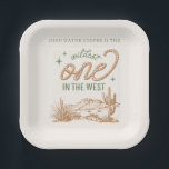 Green Wildest One in the West Party Plates<br><div class="desc">Western Party Plates
Ready to be personalized by you!</div>