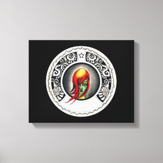 Green Witch Canvas Print