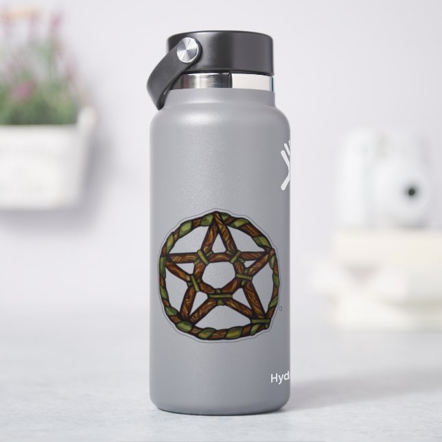Green Witch Pagan Pentacle Nature Wicca            (HydroFlask)