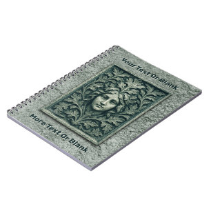 Green Woman - Stone Notebook