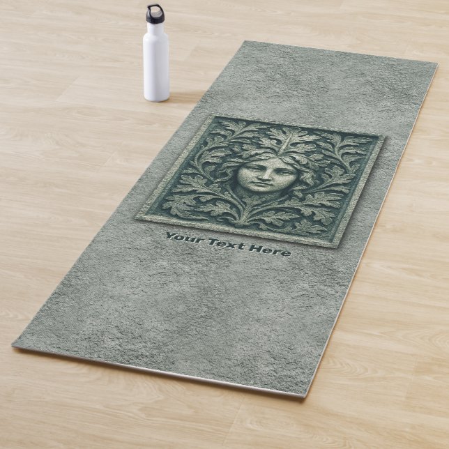 Green Woman - Stone Yoga Mat (In Situ)