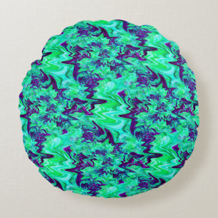Green wonder...... round pillow
