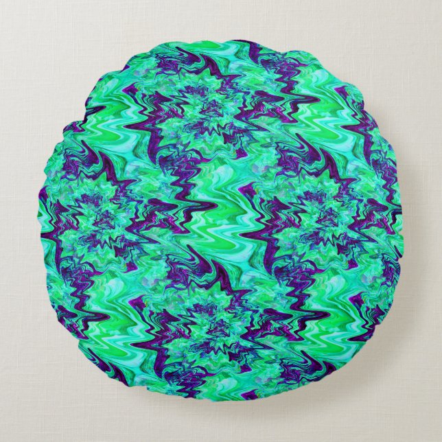 Green wonder...... round pillow (Front)