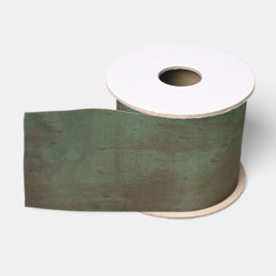 Green wood ribbon grosgrain ribbon