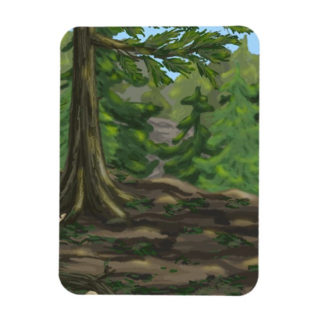 Green Woods Magnet (Vertical)