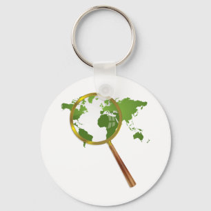Green World Keychain