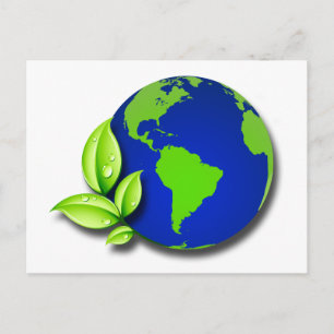 GREEN WORLD POSTCARD