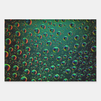 green wrapping paper