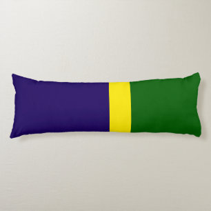 Green Yellow Blue Colour Block Style Design  Body Pillow