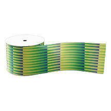 Green Yellow Blue Striped Pattern