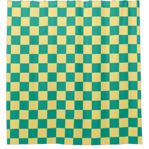 Green + Yellow Chequered Chequerboard Pattern