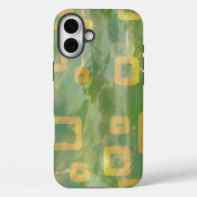 Green Yellow Geometric iPhone / iPad case