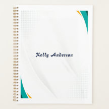 Green & Yellow Modern Pattern with Custom Sign