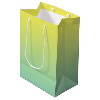 Green & Yellow Ombre Medium Gift Bag