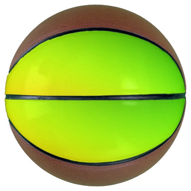 Green yellow orange simple minimal.custom.add your basketball (Front)