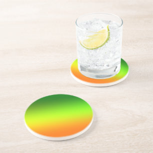 Green yellow orange simple minimal.custom.add your coaster