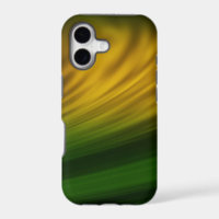 Green, yellow paint brush strokes on iphone cases
