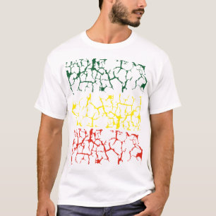 Green Yellow. Red T-Shirt