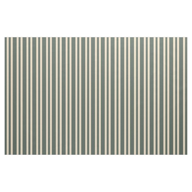Green Yellow Stripes Pattern Fabric (Fat Quarter)