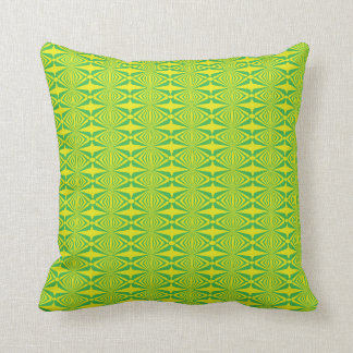 Green&Yellow Throw Pillow, Throw Pillow 16" x 16"
