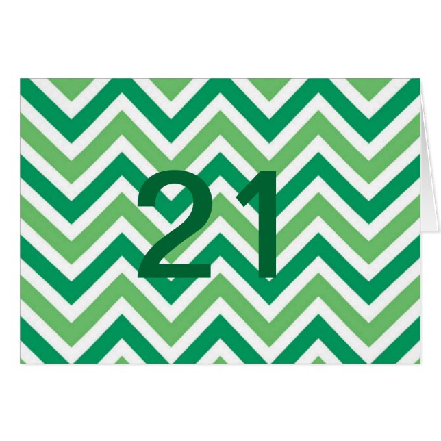 Green zig-zags-chevrons (Front Horizontal)