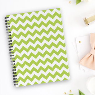 Green Zigzag, Green Chevron, Geometric Pattern Planner