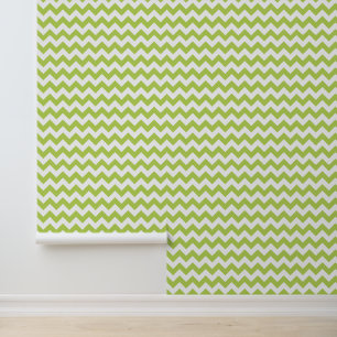 Green Zigzag, Green Chevron, Geometric Pattern Wallpaper