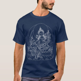 Greenaraibetan Buddhism Meditation Deity Mantra re T-Shirt