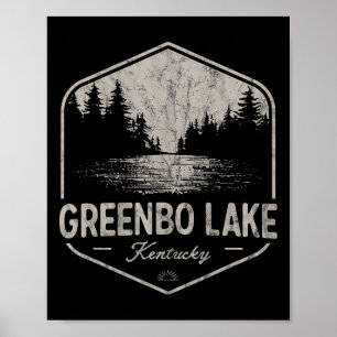 Greenbo Lake Kentucky Outdoors Vintage Poster
