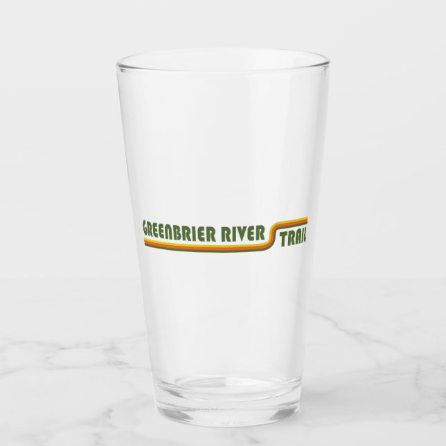Greenbrier River Trail Glass (Front)