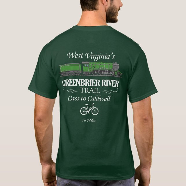 Greenbrier River Trail (RT2) T-Shirt (Back)