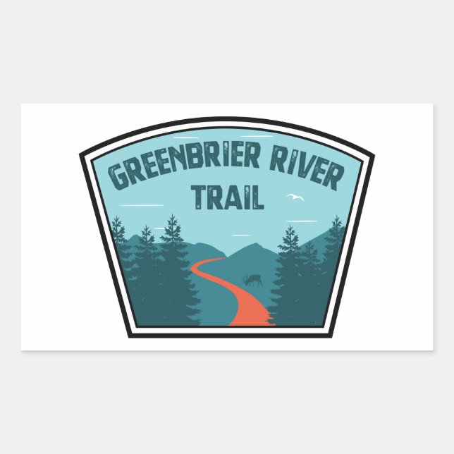 Greenbrier River Trail Sticker (Front)