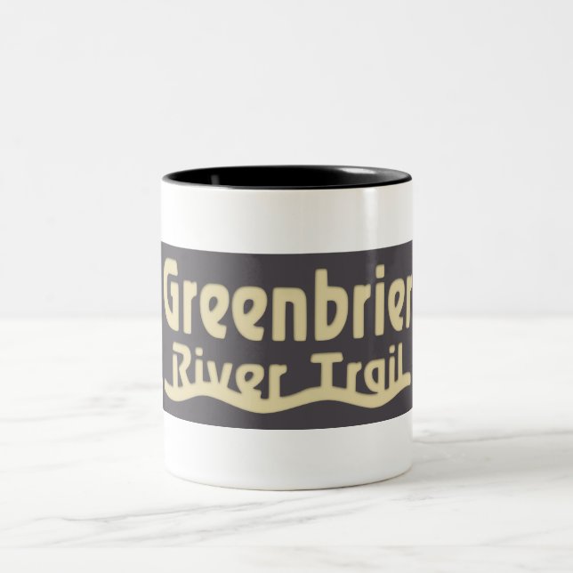 Greenbrier River Trail Two-Tone Coffee Mug (Center)