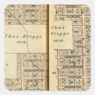 Greenburg, New York 10 Square Sticker