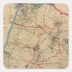Greenburg, New York 14 Square Sticker