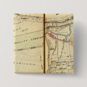 Greenburg, New York 3 2 Inch Square Button