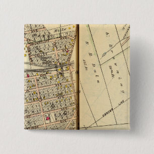 Greenburg, New York 4 2 Inch Square Button