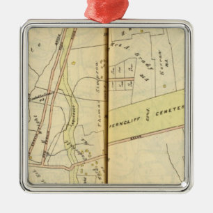 Greenburg, New York 4 Metal Ornament