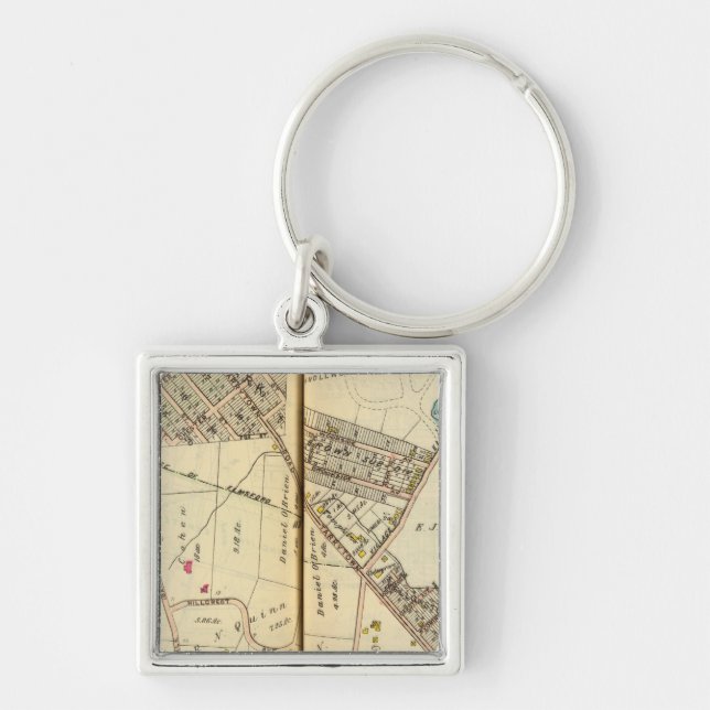 Greenburg, New York 8 Keychain (Front)