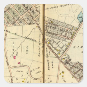 Greenburg, New York 8 Square Sticker