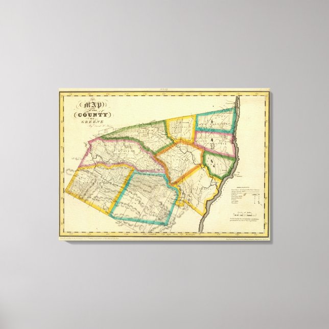 Greene County Canvas Print (Front)
