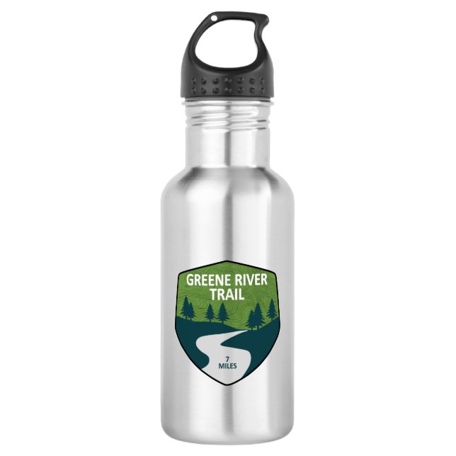 Greene River Trail Pennsylvania 532 Ml Water Bottle (Front)