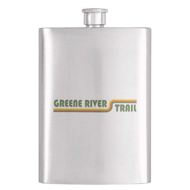 Greene River Trail Pennsylvania Hip Flask (Front)