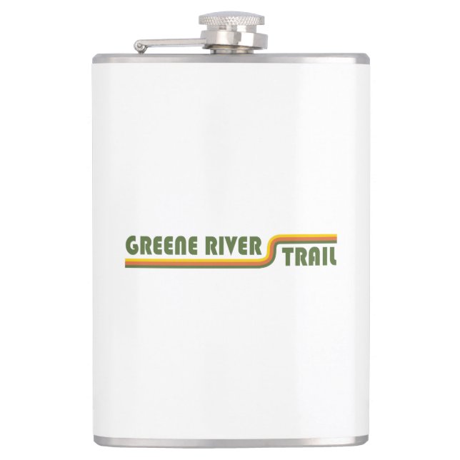 Greene River Trail Pennsylvania Hip Flask (Front)
