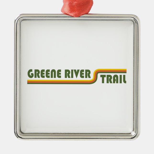 Greene River Trail Pennsylvania Metal Ornament (Front)