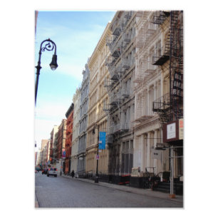 Greene Street SoHo Cast Iron Architecture New York Photo Print