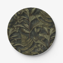 Greenery Aesthetic - Dark Ferns & Leaves